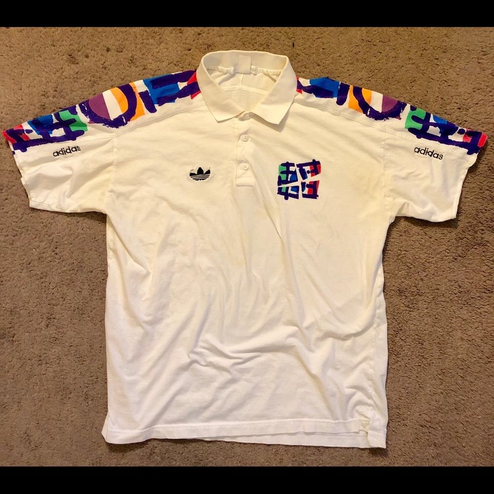 Adidas Vintage 80’s Stefan Edberg tennis polo